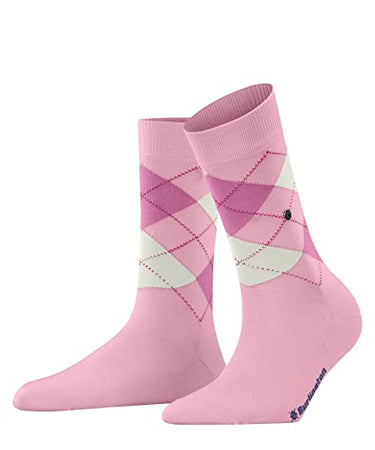 Burlington Damen Socken Covent Garden W So Baumwolle gemustert 1 Paar, Rosa Rose 8793, 36-41 im Sale